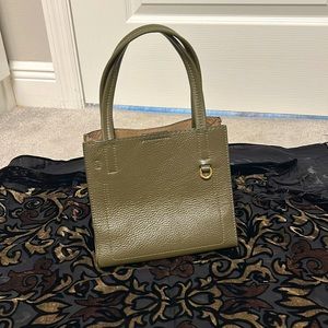 Banana Republic Leather Suede square bag